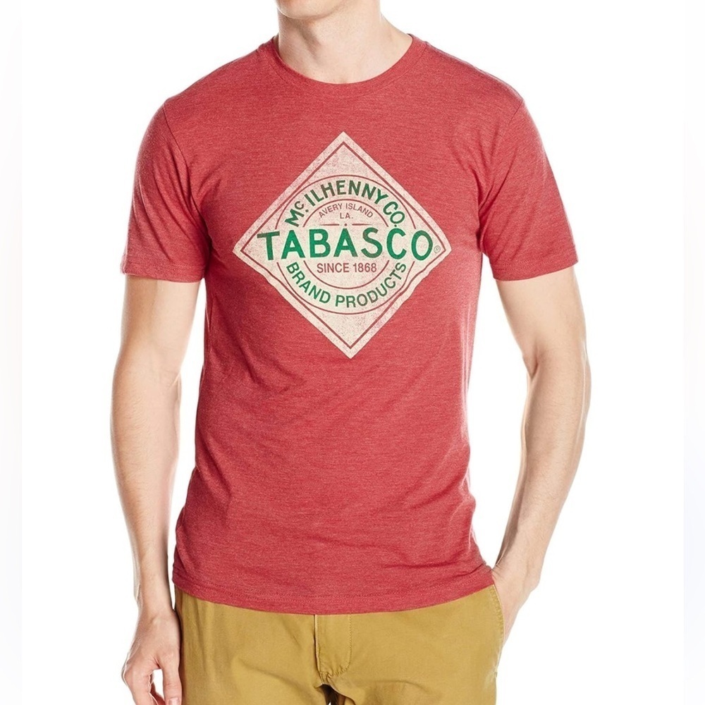 Tabasco Heather Red Men's Tee SZ L